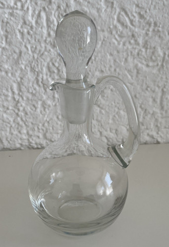 Karaffe glas mit henkel - glas,